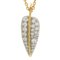 TIFFANY Leaf Diamond Women's Necklace 750 Yellow Gold 5