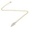 TIFFANY Leaf Diamond Women's Necklace 750 Yellow Gold 4