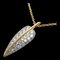 Collar TIFFANY hoja de diamantes para mujer oro amarillo 750, Imagen 1