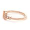 T Diamond Wire Ring in Pink Gold from Tiffany & Co., Image 2