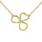 TIFFANY Paper Flower Open Necklace 18K Yellow Gold Diamond Women's &Co. 3