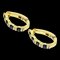 Tiffany & Co. Sapphire Diamond Earrings K18 Yellow Gold Women's, Set of 2 1
