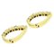 Pendientes de diamantes con zafiro K18 de Tiffany & Co. en oro amarillo para mujer, Juego de 2, Imagen 3