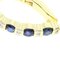 Tiffany & Co. Orecchini con diamanti e zaffiri K18 da donna in oro giallo, set di 2, Immagine 5