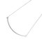 T Smile Necklace in White Gold from Tiffany & Co. 1