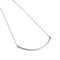 T Smile Necklace in White Gold from Tiffany & Co. 3