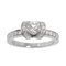 TIFFANY&Co. Diamond 0.38ct F/VS1/EX 6.5 Ring Pt Platinum Ribbon, Image 3
