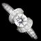 TIFFANY&Co. Diamond 0.38ct F/VS1/EX 6.5 Ring Pt Platinum Ribbon, Image 7