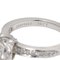TIFFANY&Co. Diamond 0.38ct F/VS1/EX 6.5 Ring Pt Platinum Ribbon, Image 5