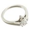 Solesto Ring mit Diamant und Platin von Tiffany & Co. 2