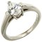 Solesto Ring mit Diamant und Platin von Tiffany & Co. 1