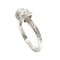 Platinum Ribbon Solitaire Ring in Diamond from Tiffany & Co. 2