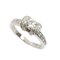 Platin Ribbon Solitaire Ring in Diamant von Tiffany & Co. 1