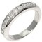 TIFFANY Lucida Half Circle Diamond Width 4mm Ring Platinum PT950 Women's &Co. 3
