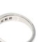TIFFANY Lucida Half Circle Diamond Width 4mm Ring Platinum PT950 Women's &Co. 6
