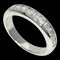 TIFFANY Lucida Half Circle Diamond Width 4mm Ring Platinum PT950 Women's &Co. 1