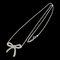TIFFANY Bow Ribbon Diamond Necklace/Pendant PT950 1