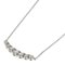 East West Diamond Necklace in Platinum from Tiffany & Co. 1