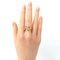 TIFFANY&Co. K18YG Yellow Gold Wave 5 Row Diamond Ring 60147037 No. 16 5.1g Women's, Image 2