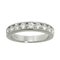 Tiffany & Co. Halbkreis Kanalfassung Nr. 10 Ring Diamond Pt Platinum 2