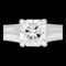 TIFFANY&Co Diamond 0.62ct[H/VS2] Lucida Ring Pt950 #10.5 Solitaire 2