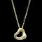 TIFFANY Open Heart Yellow Gold [18K] Women's Pendant Necklace 1