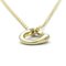 TIFFANY Open Heart Yellow Gold [18K] Women's Pendant Necklace 5
