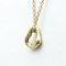 TIFFANY Open Heart Yellow Gold [18K] Women's Pendant Necklace 3