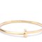 TIFFANYPolished T1 Hinged Bangle 18K Rose Gold Bracelet BF561076, Image 7
