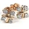 Aretes de diamantes, oro rosa y platino de Jean Schlumberger Lynn para Tiffany & Co.. Juego de 2, Imagen 1