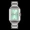 TIFFANY&Co T Smile Diamond Bezel Rectangle SS Montre Femme Quartz Bleu Cadran 68483077 500 Limitée 1