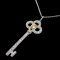 TIFFANY Crown Key Yellow Diamond Pendant Women's Necklace 44271099 750 Gold 1