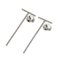 T Motif Diamond Earrings in White Gold from Tiffany & Co., Set of 2, Image 1