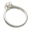 TIFFANY Lucida 0.72ct Diamond Ladies Ring Pt950 Platinum No. 11.5, Image 4