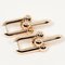 Tiffany&Co. Hardware Large Earrings K18 Pg Pink Gold Approx. 11.86G T121724521, Set of 2 9