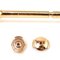 Tiffany&Co. K18Yg Pg Jazz Circle Earrings Diamond 3.3G Cobblestone Hoop Milgrain Ladies, Set of 2 4