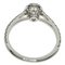 Anillo TIFFANY Soleste de diamantes ovalados de platino PT950 Ladies & Co., Imagen 5