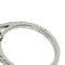TIFFANY Soleste Oval Diamond Ring Platinum PT950 Ladies &Co. 6