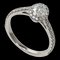 Anillo TIFFANY Soleste de diamantes ovalados de platino PT950 Ladies & Co., Imagen 1