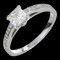 TIFFANY Grace 0.73ct Diamond Ladies Ring Pt950 Platinum 1