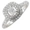 Solesto Cushion Cut Double Halo Engagement Ring from Tiffany & Co., Image 1