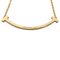 T Smile Medium Yellow Gold Necklace from Tiffany & Co. 3