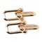 Tiffany&Co. Hardware Extra Large Earrings K18 Pg Pink Gold Approx. 17.6G T121724524, Set of 2 5