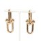 Tiffany&Co. Hardware Extra Large Earrings K18 Pg Pink Gold Approx. 17.6G T121724524, Set of 2 3