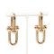 Tiffany&Co. Hardware Extra Large Earrings K18 Pg Pink Gold Approx. 17.4G T121724525, Set of 2 3