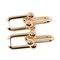 Tiffany&Co. Hardware Extra Large Earrings K18 Pg Pink Gold Approx. 17.4G T121724525, Set of 2 6