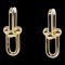 Tiffany&Co. Hardware Extra Large Earrings K18 Yg Yellow Gold Approx. 17.3G T121724523, Set of 2 1
