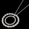Collar de diamantes TIFFANY Swing Circle platino PT950 Ladies & Co., Imagen 1