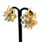 Tiffany Jean Schlumberger Diamond Frame Women's Earrings 750 Yellow Gold, Set of 2 4
