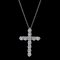 TIFFANY & Co. Gran cruz de diamantes - Collar de platino Pt950 para mujer, Imagen 1